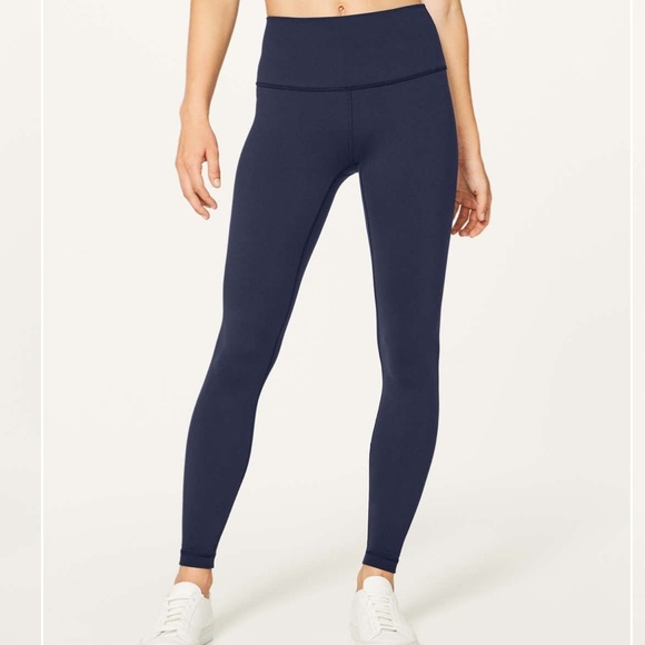 NWOT navy blue wunder under luxtreme Lululemon size 12 - Picture 2 of 8